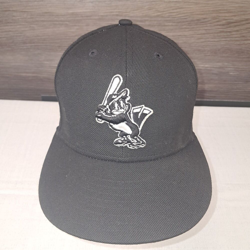 New Era 59Fifty Baltimore Orioles MLB Fitted Hat Cap Size  7 Black